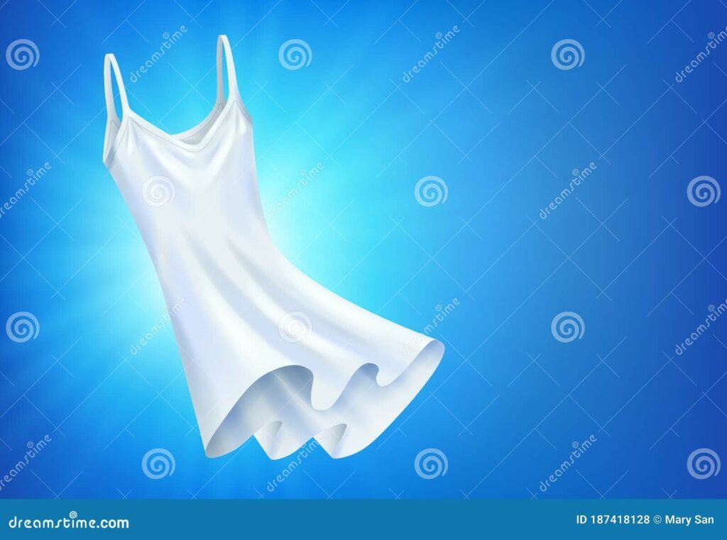 ropa blanca en un fondo luminoso
